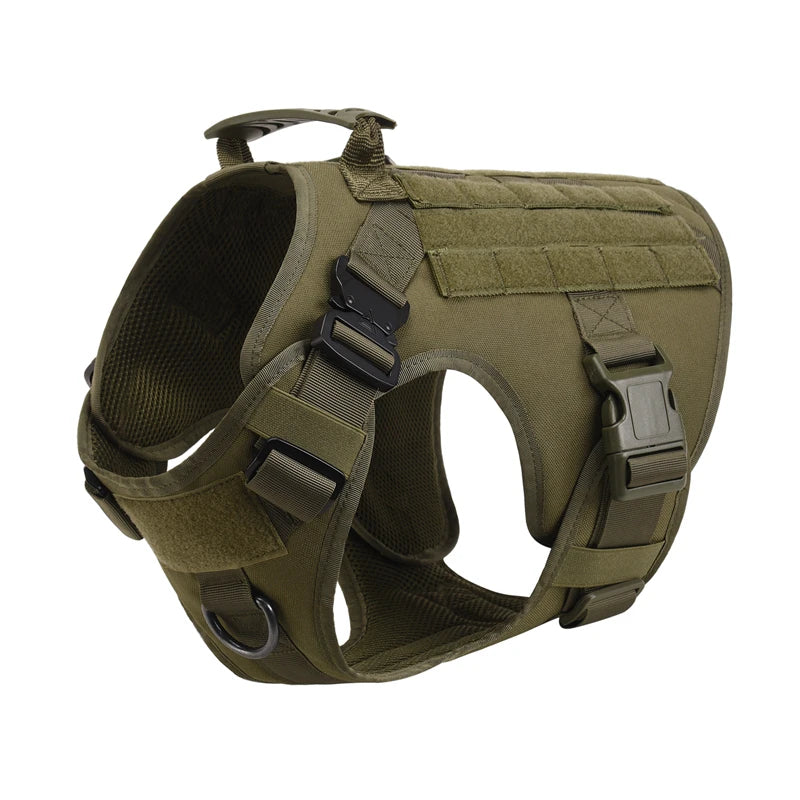 K9 Tactical Military Dog Harness & Leash Set - Designed for Active Dogs