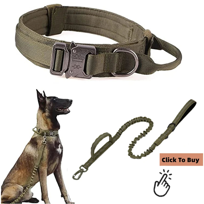 K9 Tactical Military Dog Harness & Leash Set - Designed for Active Dogs