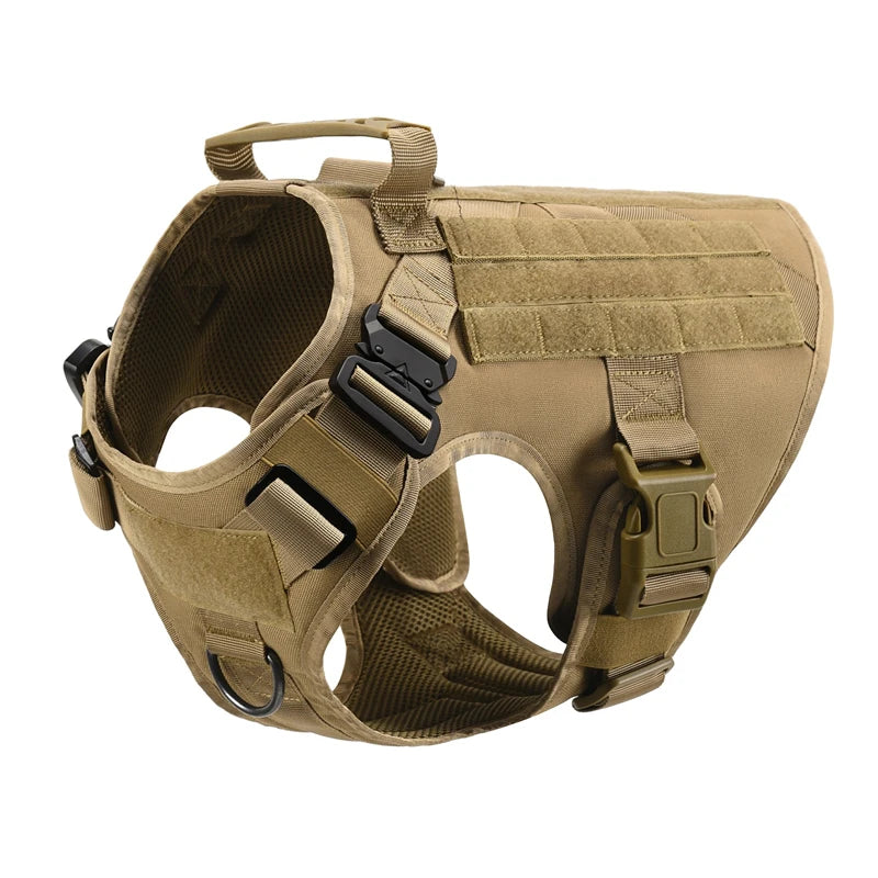 K9 Tactical Military Dog Harness & Leash Set - Designed for Active Dogs